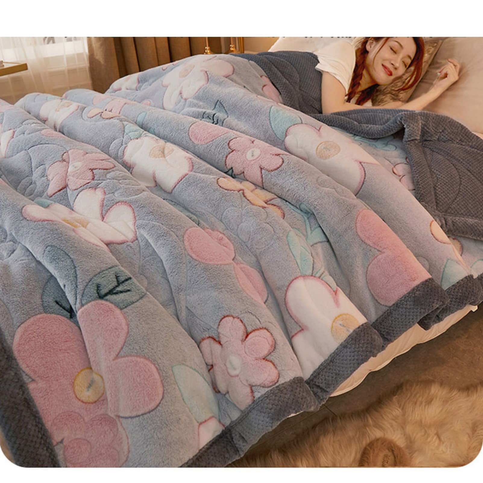 Amazon｜SCTX 掛け布団 シングル ダブル 三枚合わせ ブランケット